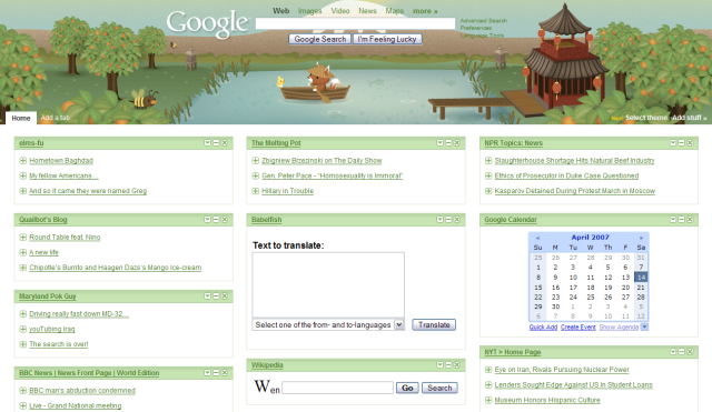 Google theme!